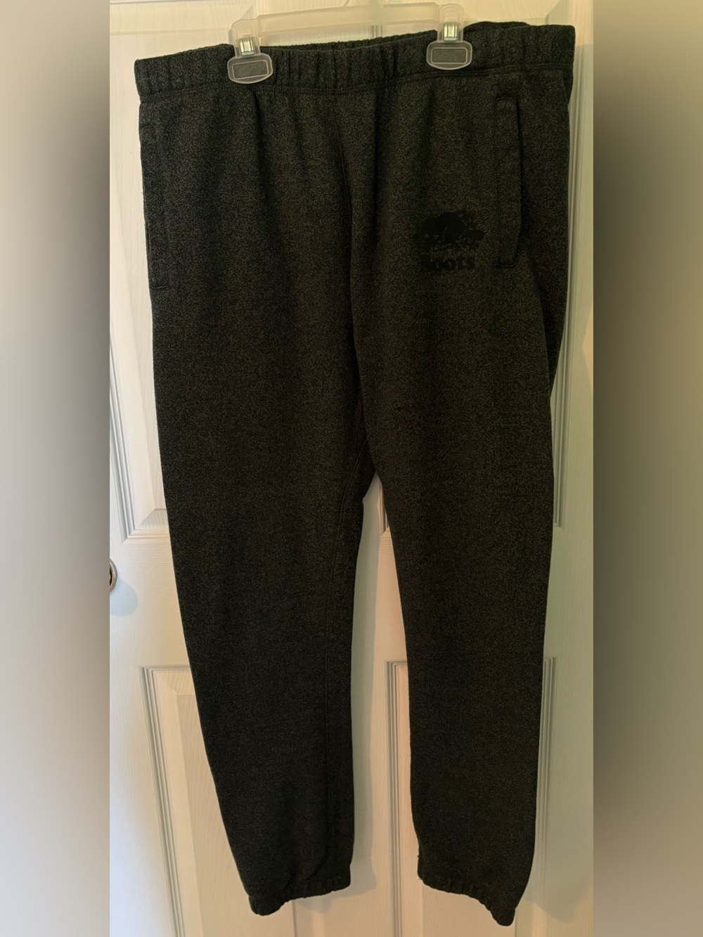 Roots Charcoal Gray Track Joggers